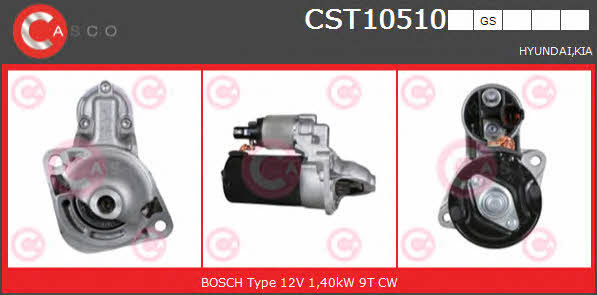 Casco CST10510GS Стартер CST10510GS: Купити в Україні - Добра ціна на EXIST.UA!