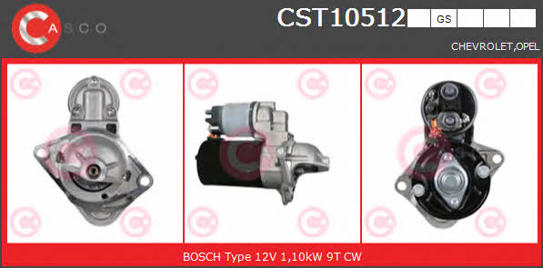 Casco CST10512GS Стартер CST10512GS: Купити в Україні - Добра ціна на EXIST.UA!