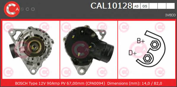 Casco CAL10128AS Генератор CAL10128AS: Приваблива ціна - Купити в Україні на EXIST.UA! CAL10128AS Casco Генератор