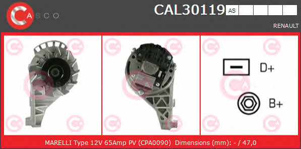 CAL30119AS Casco Генератор