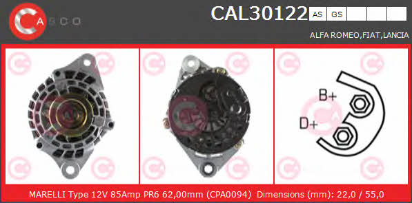 Casco CAL30122GS Генератор CAL30122GS: Купити в Україні - Добра ціна на EXIST.UA!