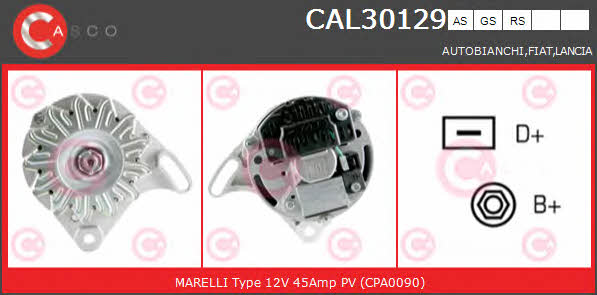 CAL30129AS Casco Генератор