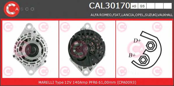 Casco CAL30170GS Генератор CAL30170GS: Купити в Україні - Добра ціна на EXIST.UA!