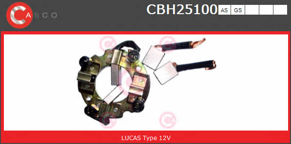CBH25100AS Casco Крепеж щеток угольных стартера