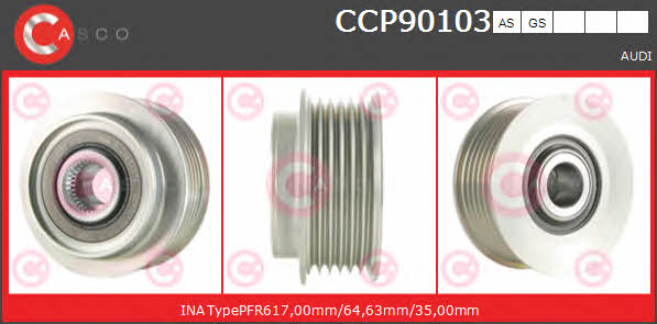 Casco CCP90103AS Шків генератора CCP90103AS: Купити в Україні - Добра ціна на EXIST.UA!