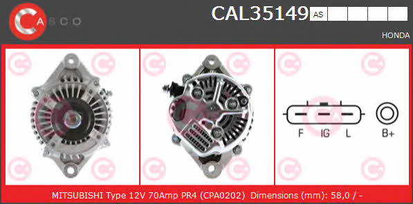 CAL35149AS Casco Генератор