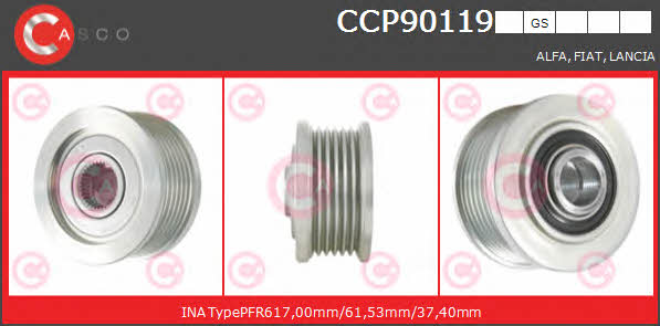 CCP90119GS Casco Шкив генератора