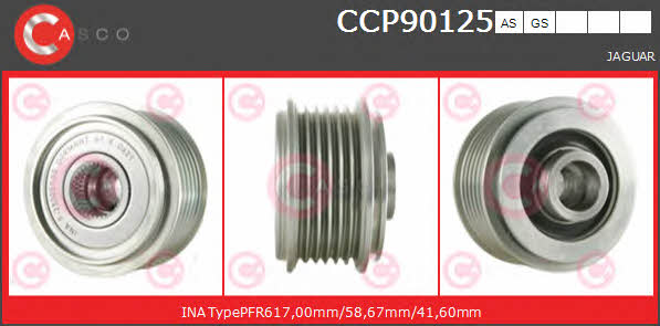 Casco CCP90125GS Шків генератора CCP90125GS: Купити в Україні - Добра ціна на EXIST.UA!