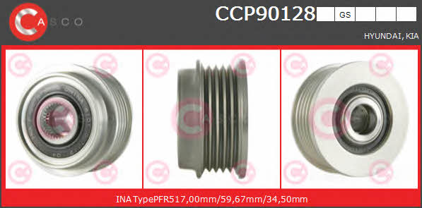 Casco CCP90128GS Шків генератора CCP90128GS: Купити в Україні - Добра ціна на EXIST.UA!
