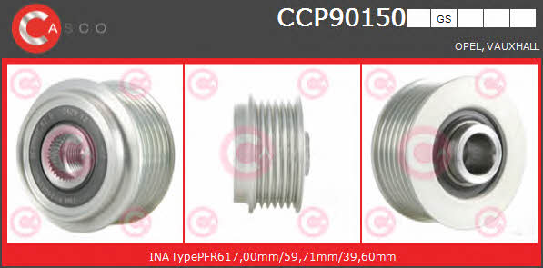 Casco CCP90150GS Шків генератора CCP90150GS: Купити в Україні - Добра ціна на EXIST.UA!
