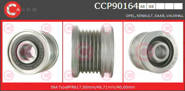 Casco CCP90164AS Шків генератора CCP90164AS: Купити в Україні - Добра ціна на EXIST.UA!