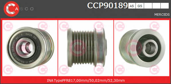 Casco CCP90189GS Шків генератора CCP90189GS: Купити в Україні - Добра ціна на EXIST.UA!