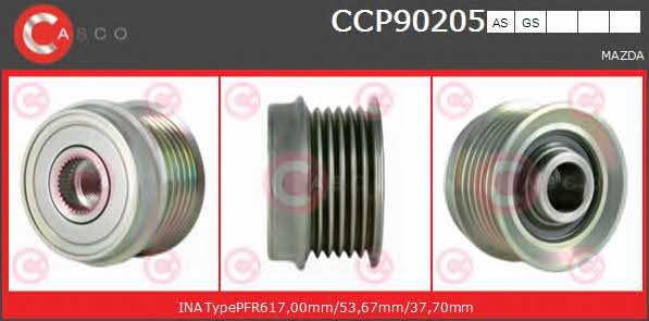 Casco CCP90205AS Шків генератора CCP90205AS: Купити в Україні - Добра ціна на EXIST.UA!