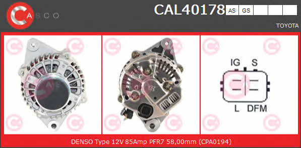 CAL40178AS Casco Генератор