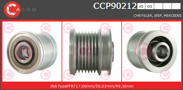 Casco CCP90212AS Шків генератора CCP90212AS: Купити в Україні - Добра ціна на EXIST.UA!