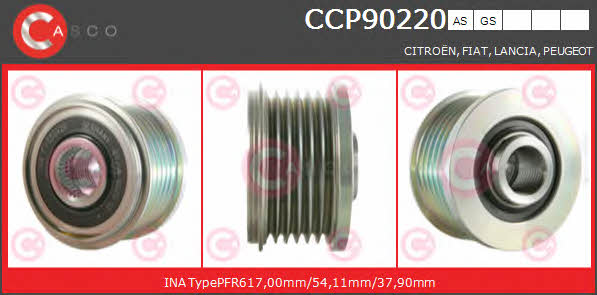 Casco CCP90220GS Шків генератора CCP90220GS: Купити в Україні - Добра ціна на EXIST.UA!