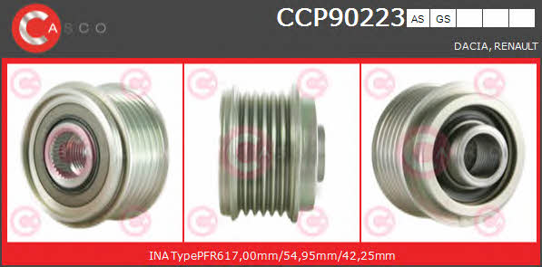 Casco CCP90223GS Шків генератора CCP90223GS: Купити в Україні - Добра ціна на EXIST.UA!