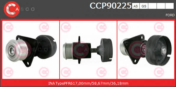 Casco CCP90225GS Шків генератора CCP90225GS: Купити в Україні - Добра ціна на EXIST.UA!
