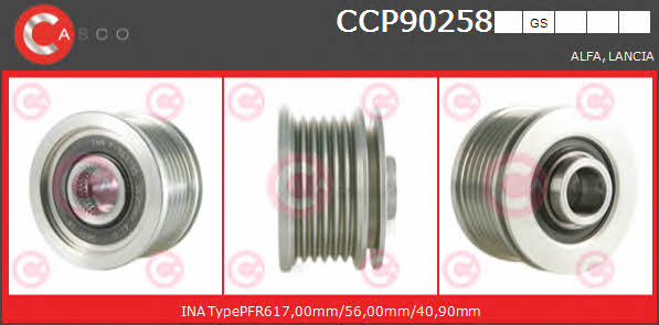 Casco CCP90258GS Шків генератора CCP90258GS: Купити в Україні - Добра ціна на EXIST.UA!