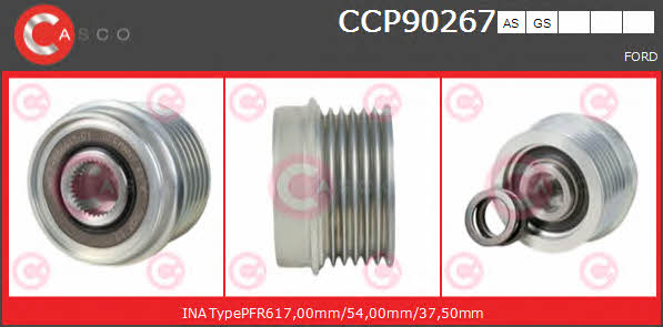 Casco CCP90267GS Шків генератора CCP90267GS: Купити в Україні - Добра ціна на EXIST.UA!