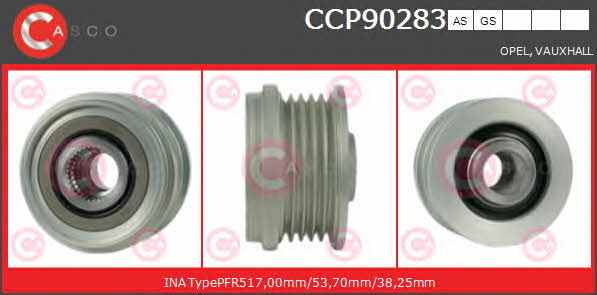 Casco CCP90283GS Шків генератора CCP90283GS: Купити в Україні - Добра ціна на EXIST.UA!