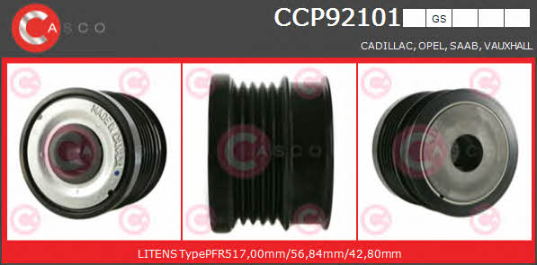Casco CCP92101GS Шків генератора CCP92101GS: Купити в Україні - Добра ціна на EXIST.UA!