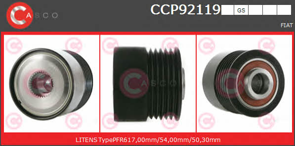 Casco CCP92119GS Шків генератора CCP92119GS: Купити в Україні - Добра ціна на EXIST.UA!