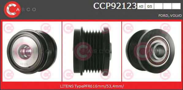Casco CCP92123AS Шків генератора CCP92123AS: Купити в Україні - Добра ціна на EXIST.UA!