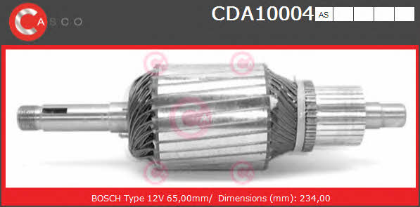 Casco CDA10004AS Ротор генератора CDA10004AS: Купити в Україні - Добра ціна на EXIST.UA!