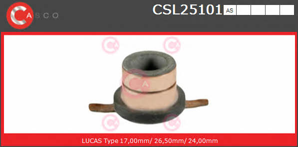 Casco CSL25101AS Кільце контактне генератора CSL25101AS: Приваблива ціна - Купити в Україні на EXIST.UA!