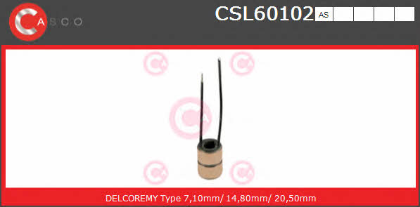 Casco CSL60102AS Кільце контактне генератора CSL60102AS: Приваблива ціна - Купити в Україні на EXIST.UA!