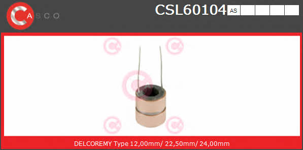 Casco CSL60104AS Кільце контактне генератора CSL60104AS: Приваблива ціна - Купити в Україні на EXIST.UA!