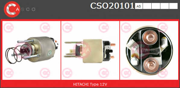CSO20101AS Casco Реле стартера втягивающее
