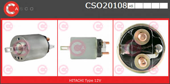 CSO20108AS Casco Реле стартера втягивающее
