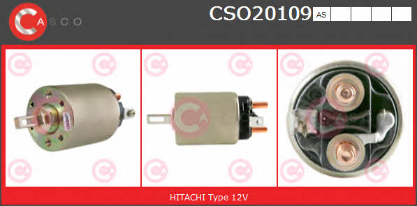 CSO20109AS Casco Реле стартера втягивающее