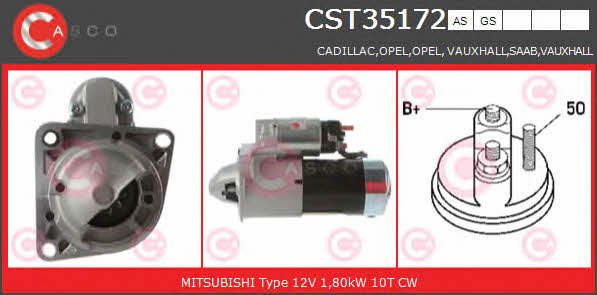 Casco CST35172GS Стартер CST35172GS: Купити в Україні - Добра ціна на EXIST.UA!