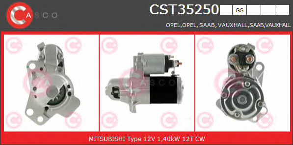 Casco CST35250GS Стартер CST35250GS: Купити в Україні - Добра ціна на EXIST.UA!