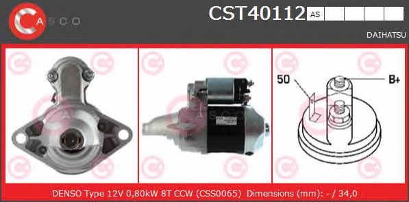 Casco CST40112AS Стартер CST40112AS: Купити в Україні - Добра ціна на EXIST.UA!