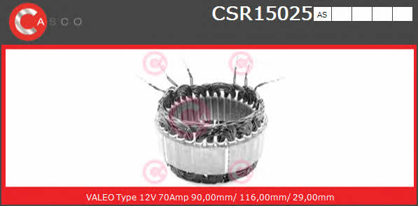 Casco CSR15025AS Статор генератора CSR15025AS: Приваблива ціна - Купити в Україні на EXIST.UA!