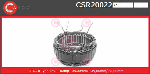 Casco CSR20022AS Статор генератора CSR20022AS: Купити в Україні - Добра ціна на EXIST.UA!