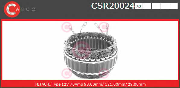 Casco CSR20024AS Статор генератора CSR20024AS: Купити в Україні - Добра ціна на EXIST.UA!