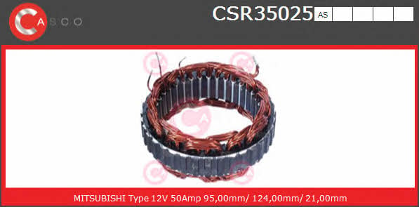 Casco CSR35025AS Статор генератора CSR35025AS: Купити в Україні - Добра ціна на EXIST.UA!