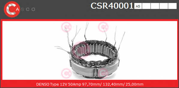 Casco CSR40001AS Статор генератора CSR40001AS: Купити в Україні - Добра ціна на EXIST.UA!
