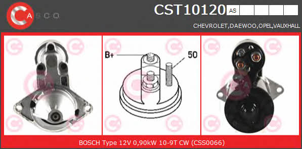 Casco CST10120AS Стартер CST10120AS: Купити в Україні - Добра ціна на EXIST.UA!