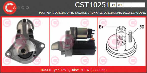 Casco CST10251AS Стартер CST10251AS: Купити в Україні - Добра ціна на EXIST.UA!