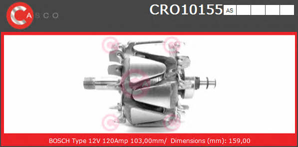Casco CRO10155AS Ротор генератора CRO10155AS: Купити в Україні - Добра ціна на EXIST.UA!