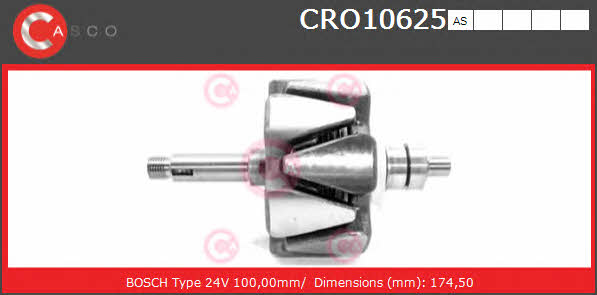Casco CRO10625AS Ротор генератора CRO10625AS: Купити в Україні - Добра ціна на EXIST.UA!