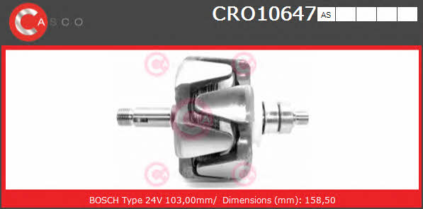 Casco CRO10647AS Ротор генератора CRO10647AS: Купити в Україні - Добра ціна на EXIST.UA!