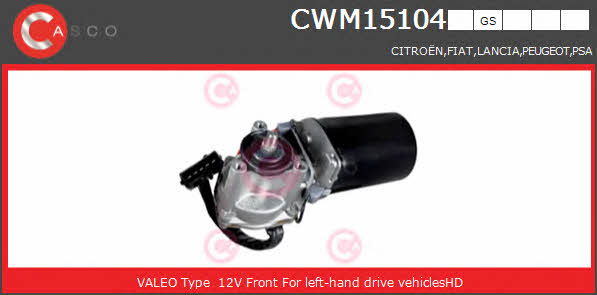 Casco CWM15104GS Мотор склоочисника CWM15104GS: Купити в Україні - Добра ціна на EXIST.UA!