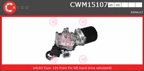 Casco CWM15107AS Мотор склоочисника CWM15107AS: Купити в Україні - Добра ціна на EXIST.UA!